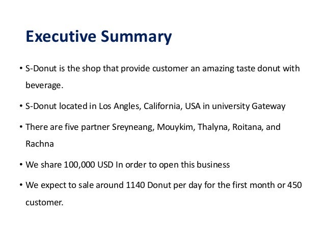 how much can a donut shop make donut shop business plan examples